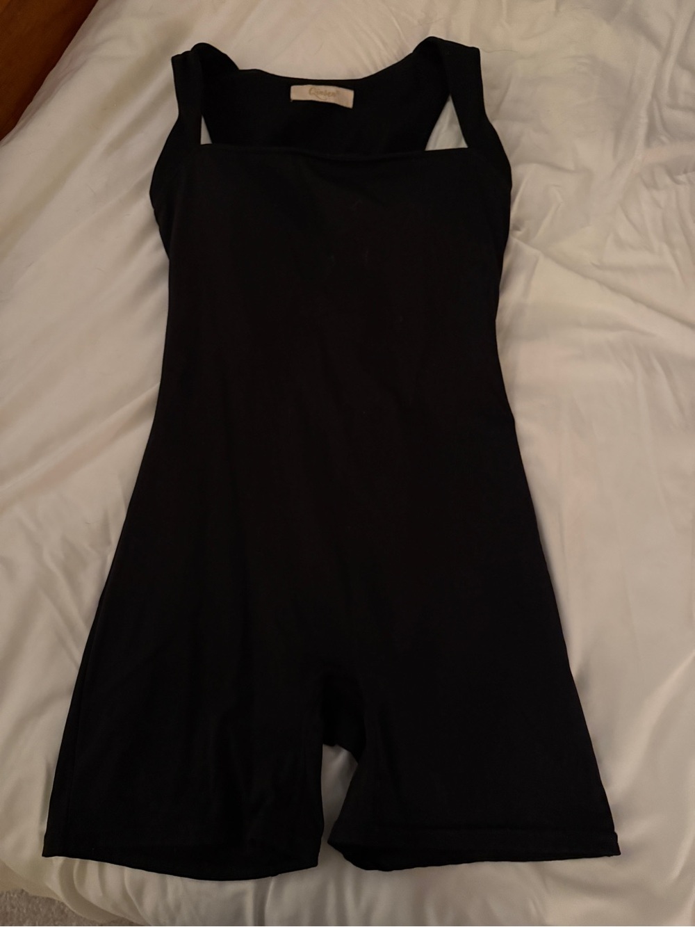 Black Sleeveless Bodysuit Romper